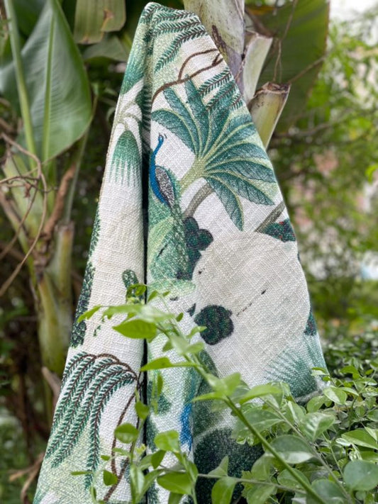 Maitreya Cotton Blanket Green