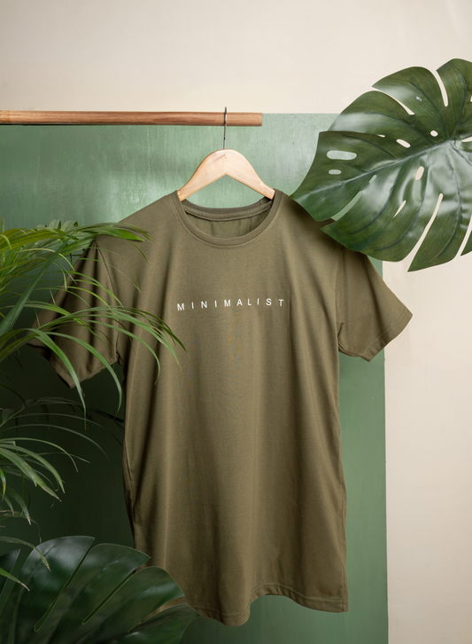 Olive Green Unisex T - Shirt